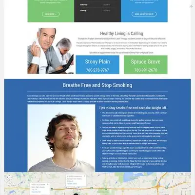 Mainstreet Laser Therapy Web Design