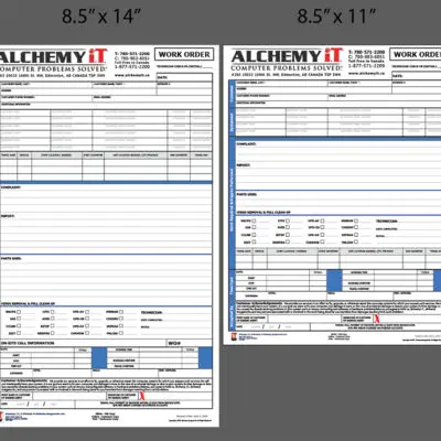 Alchemy IT Workorder Design