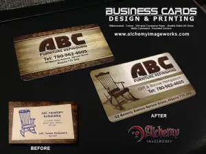 ABC Furniture Business Card Design
