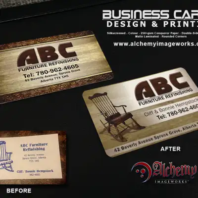 ABC Furniture Business Card Design
