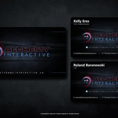 Alchemy Interactive Business Card Design