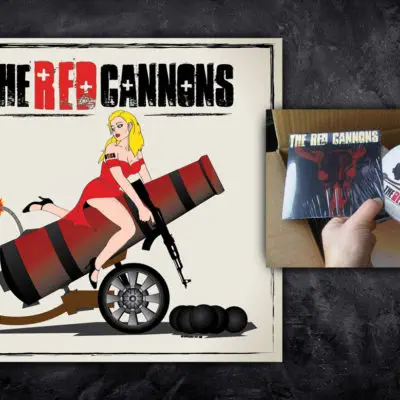 The Red Cannons Cover and CD Art (Skull Art not Included)
