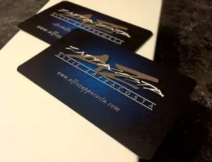 Alfie Zappacosta Business Card Design