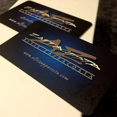 Alfie Zappacosta Business Card Design