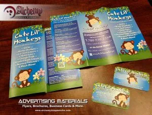 Cute Lil Monkeys Flyer Design