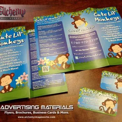 Cute Lil Monkeys Flyer Design