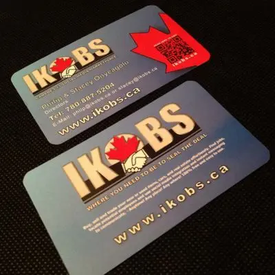 IKOBS Classifieds Business Card Design