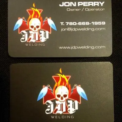 JDP Welding Business Card Design