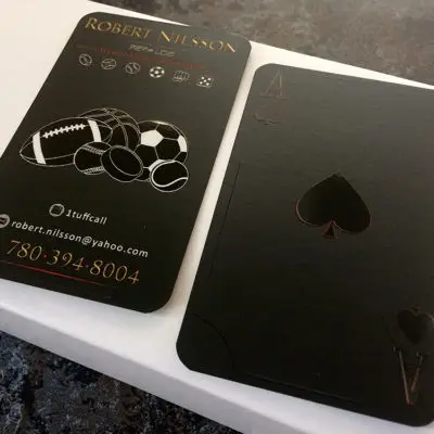 Alfie Zappacosta Business Card Design