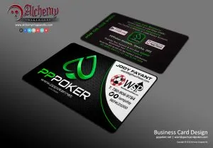 PPPoker Business Card Design