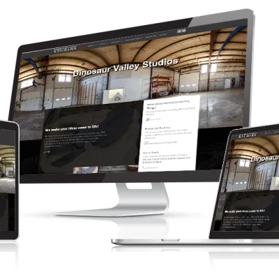 Dinosaur Valley Studios Responsive Web Design