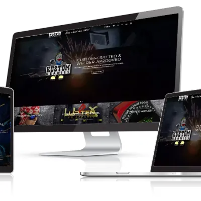Kustom Beanies Responsive Web Design