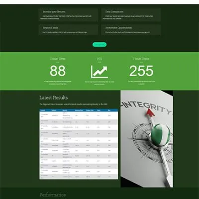 Nigeria Retail Investors Website Design