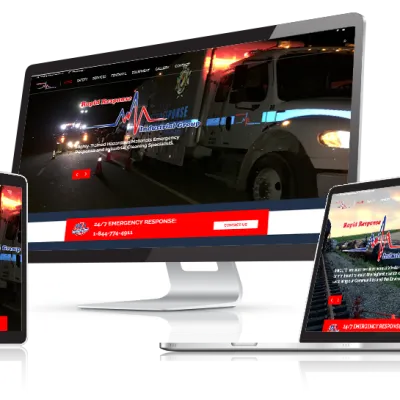 Rapid Response Industrial Group Web Design