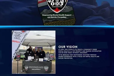 Alberta First Responders Association - Web Design by Alchemy Imageworks