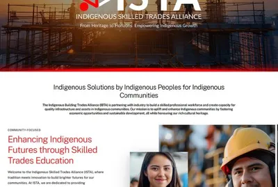 Indigenous Skilled Trades Alliance - Web Design by Alchemy Imageworks