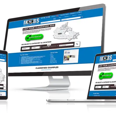 IKOBS Classified Ads Website Design