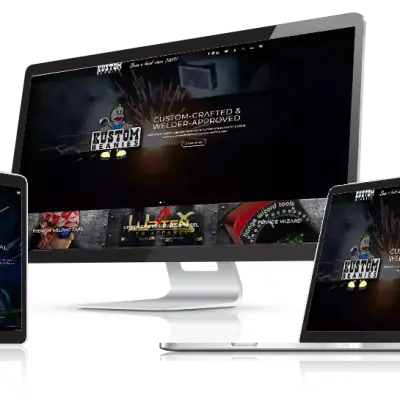 Kustom Beanies Responsive Web Design