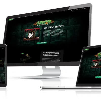SAK'D - The Game Website Design