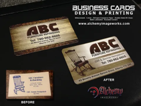 ABC Furniture Business Card Design