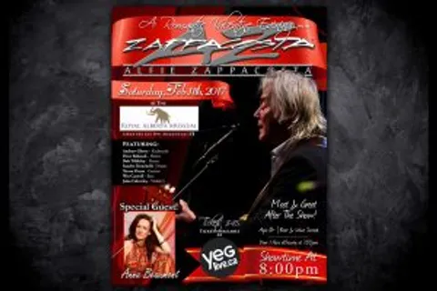 Alfie Zappacosta Event Poster Design