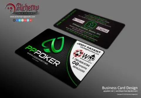 PPPoker Business Card Design